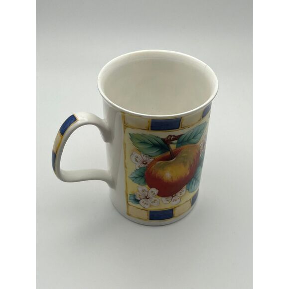 Elegance Fine Bone China Fruit Floral Mug England 1996 Vintage Country Kitchen - Picture 3 of 6